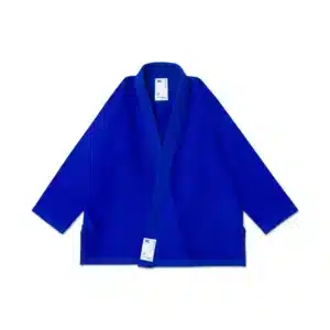 A&P Workwear BJJ Gi Royal jacket front view with 380GSM pearl weave top, IBJJF approved, classic adult competition fit
